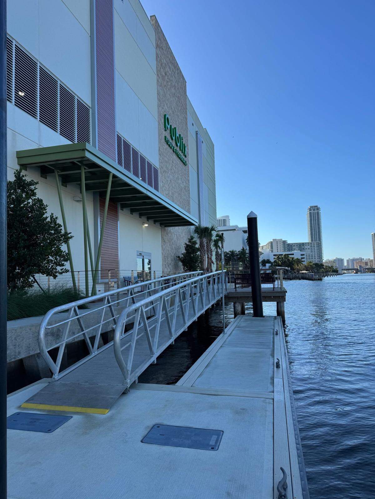 The new Hollywood Beach Publix will be a dockside location. Customers can dock their boats to walk inside the 29,912 square foot store. The grand opening is at 7 a.m. Thursday, Dec. 12, 2024, at 3100 S. Ocean Dr. in Hollywood.