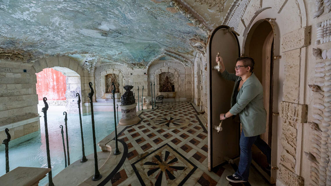 This rare mural at Vizcaya is ‘dying.’ A $750,000 grant will bring it back to life