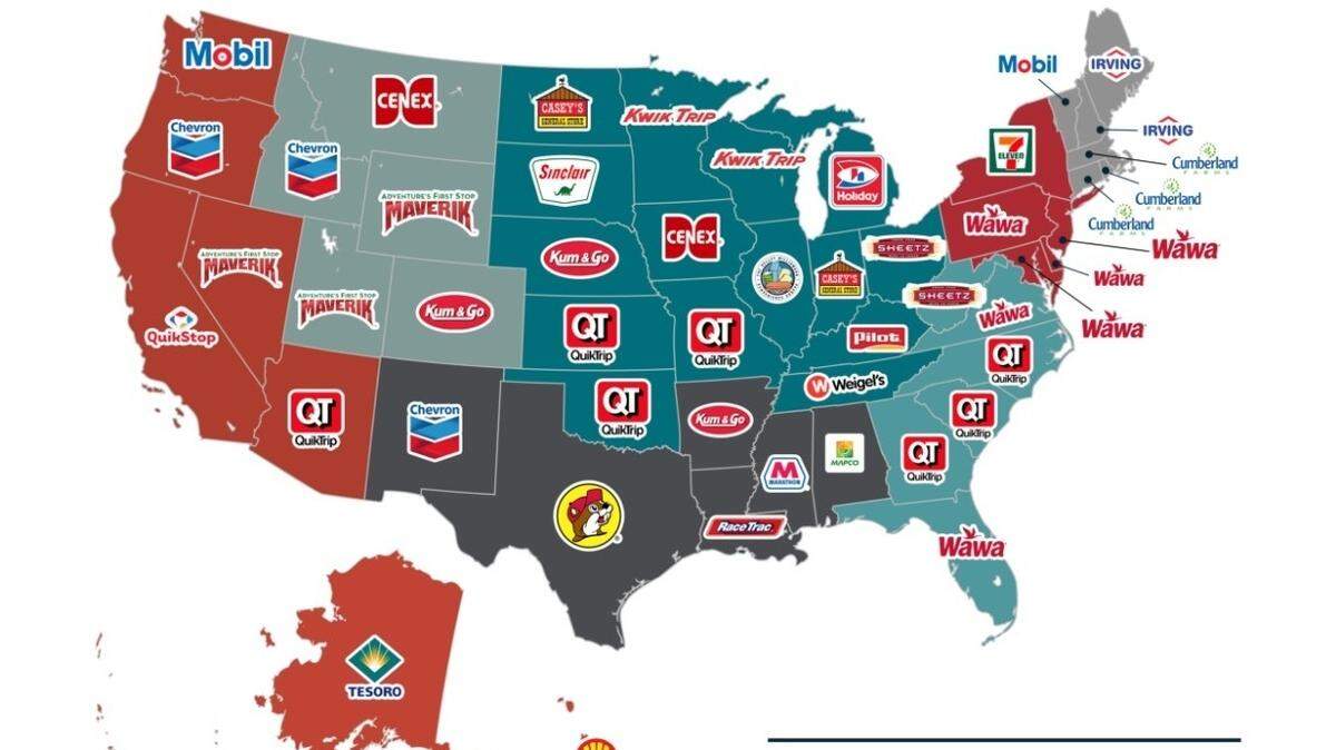 GasBuddy, the smartphone app, released the results of its Top-Rated Gas Station Restrooms in Every State survey on May 16, 2018, and issued this infographic showing the winners in each state.