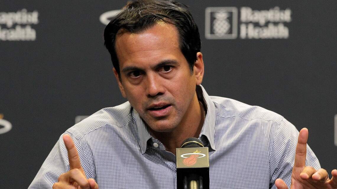 Spoelstra bemoans missing playoffs, discusses various players | Miami ...