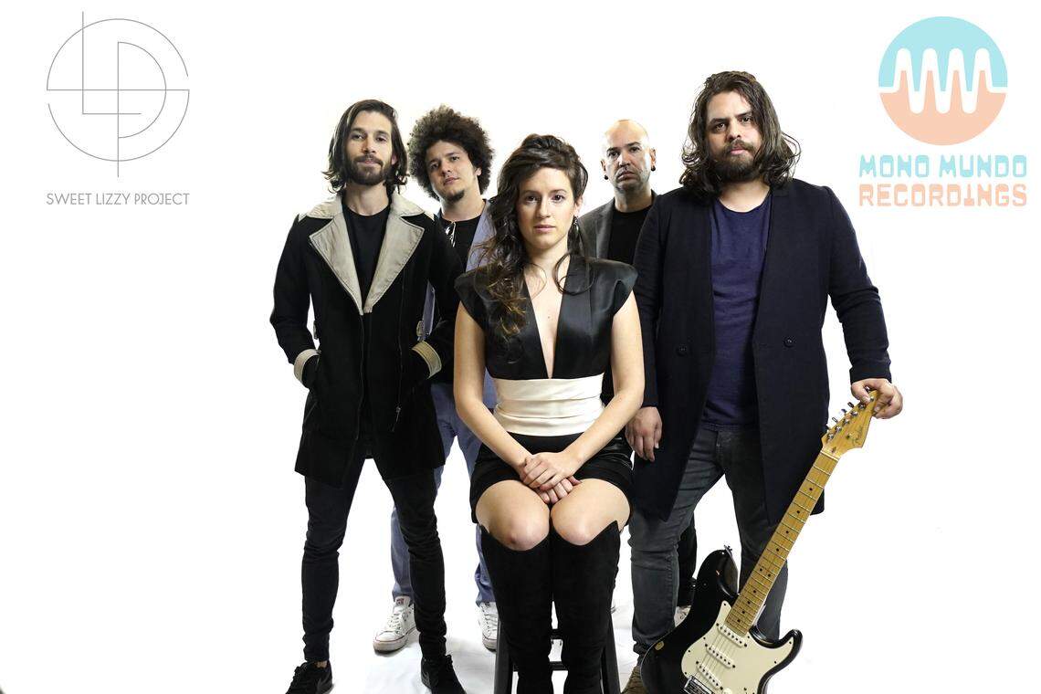 The Sweet Lizzy Project: From left to right, Ángel Millet, Wilfredo Gatell, Lisset Díaz, Alejandro González, and Miguel Comas.