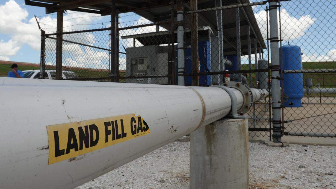 This methane recovery system for the Manatee County Landfill shown in a 2013 photo was used to dry sludge produced at the Southeast Water Reclamation Facility and later powered the wastewater plant with methane gas.