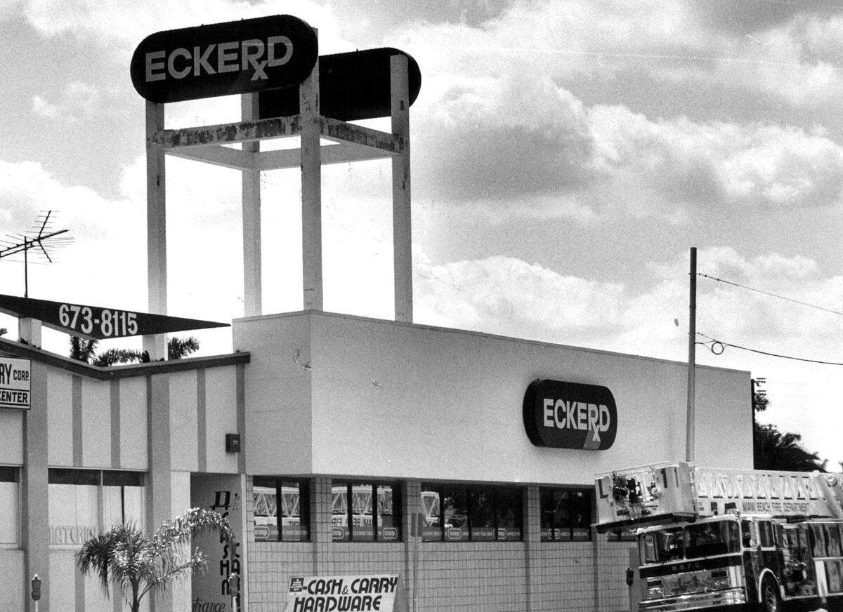Eckerd Drugs at 14th Street and Alton Road in South Beach.
