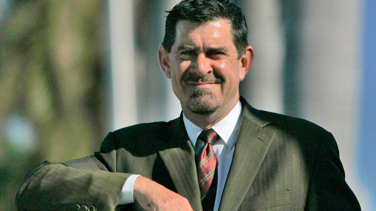 Terence Riley, in this Jan. 3, 2006, file photo, was then a top candidate for director of the Miami Art Museum, a position he would hold from 2006 to 2010. He is shown here in Miami Beach.