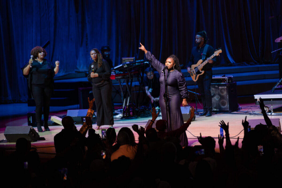 Jekalyn Carr performs at the Arsht Center’s Free Gospel Sundays. Carr will headline at Gospel Fest Weekend on Saturday, June 20.