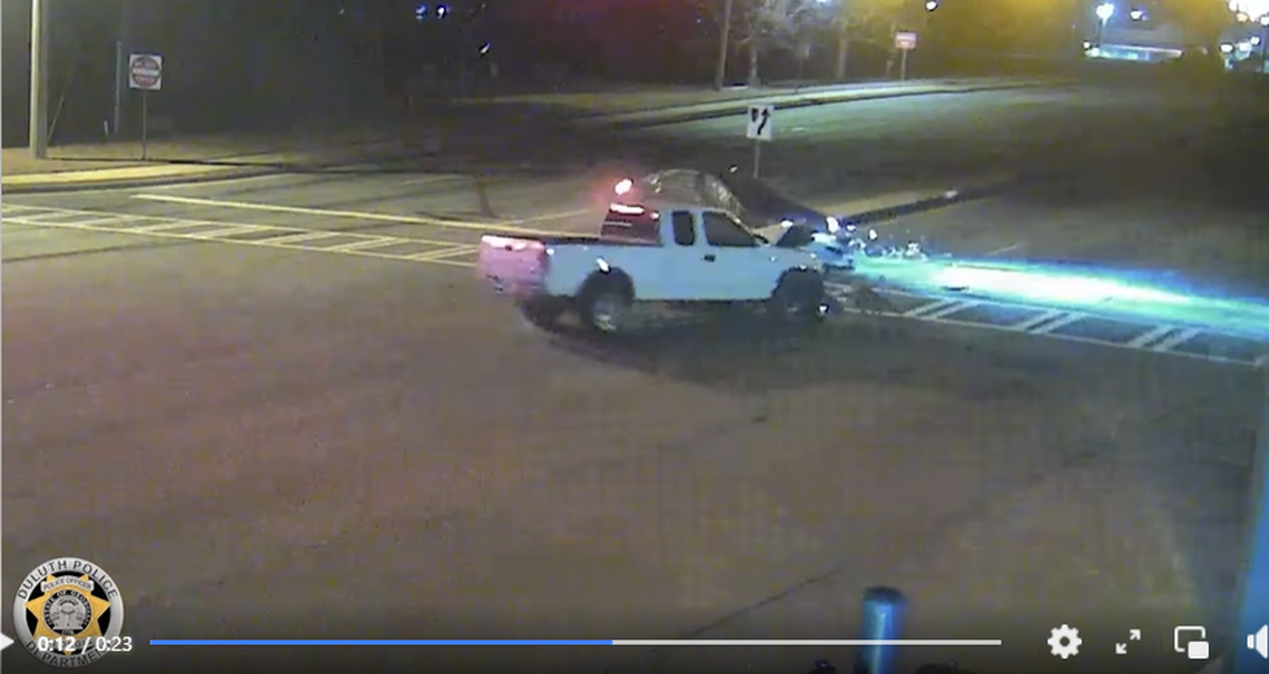 The crash happened just before 11 p.m. on Monday, Feb. 24, in Duluth, when the driver sped through a red light into the path of another vehicle, the Duluth Police Department wrote in an affidavit.