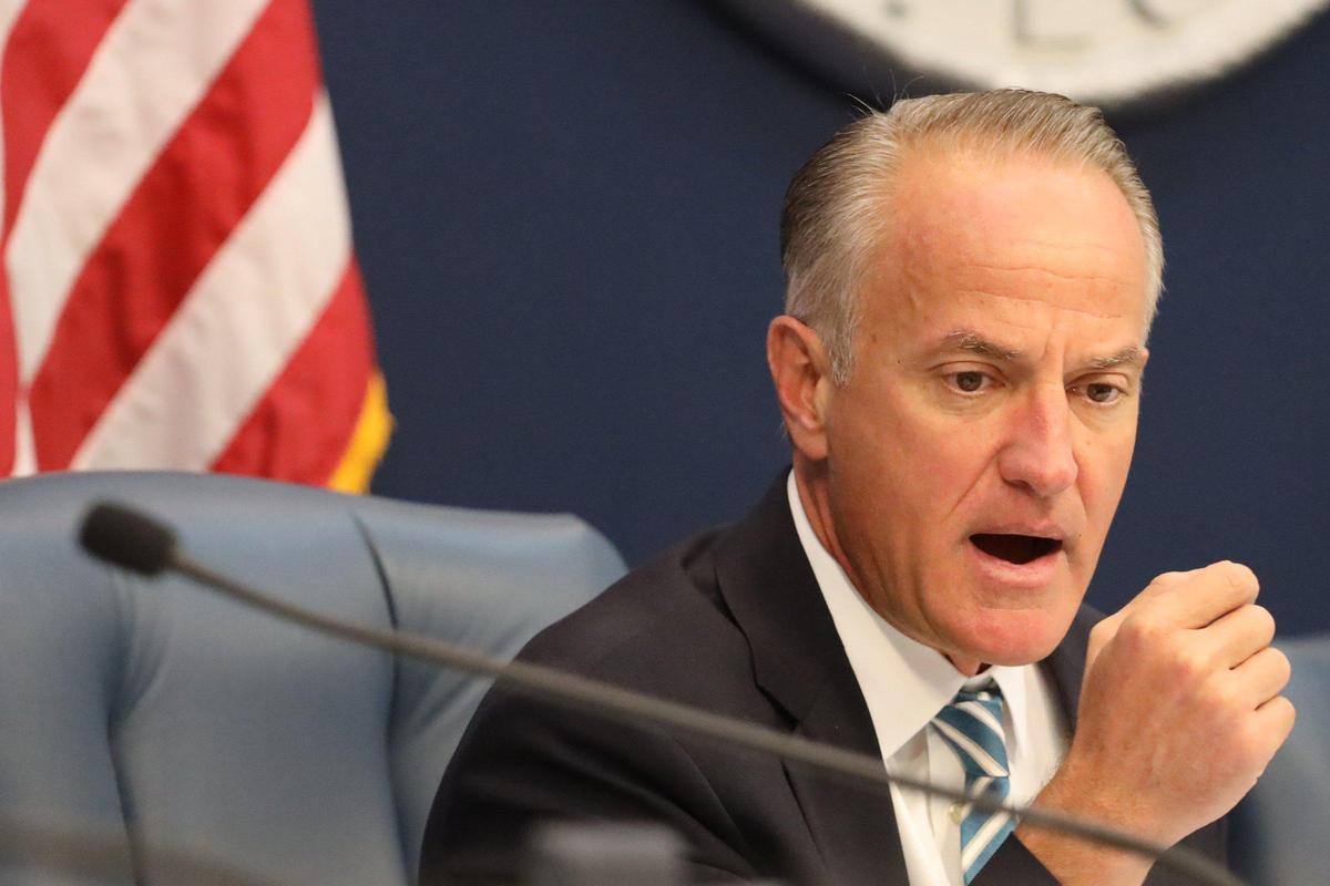 Miami Beach Commissioner Ricky Arriola is photographed inside the Commission Chambers during the commission meeting on Wednesday, Jan. 15, 2020.