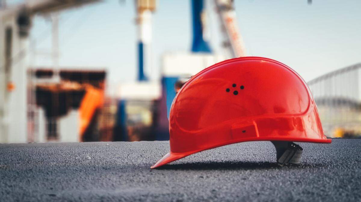 A construction hat is seen in this file photo. A roof worker lost their balance and fell 30 feet through a skylight to their death. A Baton Rouge contracting company now faces nearly $250,000 in penalties from the Department of Labor.
