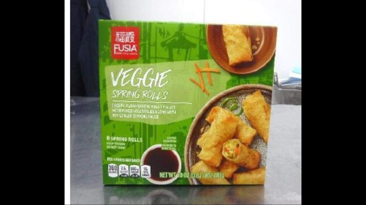 Fusia Asian Inspirations Veggie Spring Rolls.