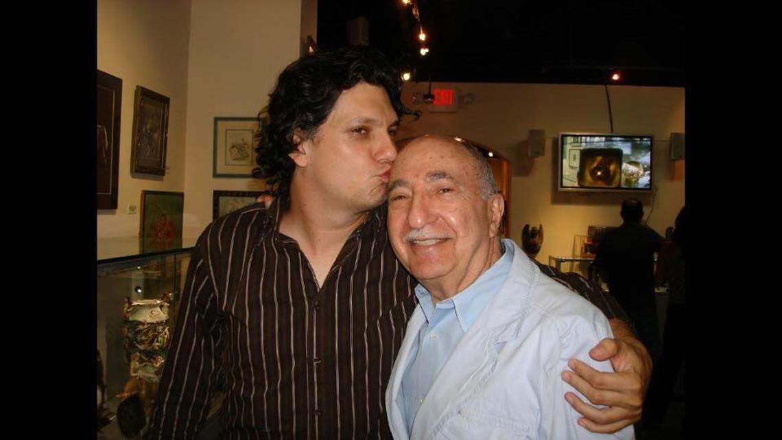 Celebrity photographer Manny Hernandez and his close friend, the late public relations legend Charlie Cinnamon.