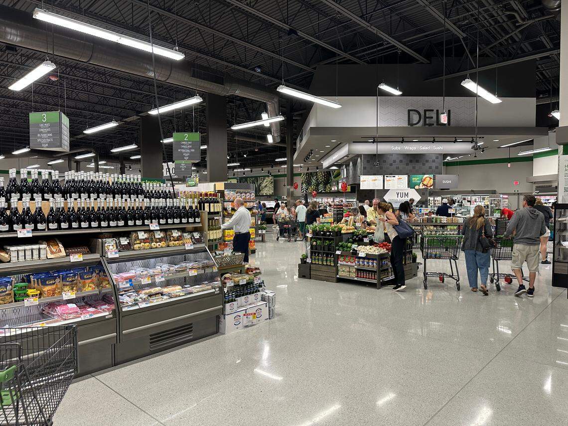 The deli is one of the first departments customers see when they enter the second floor grocery area of the new Briar Bay Publix at 13005 SW 89th Pl. near The Falls. The store was bustling on a Sunday afternoon on opening weekend on March 2, 2025.