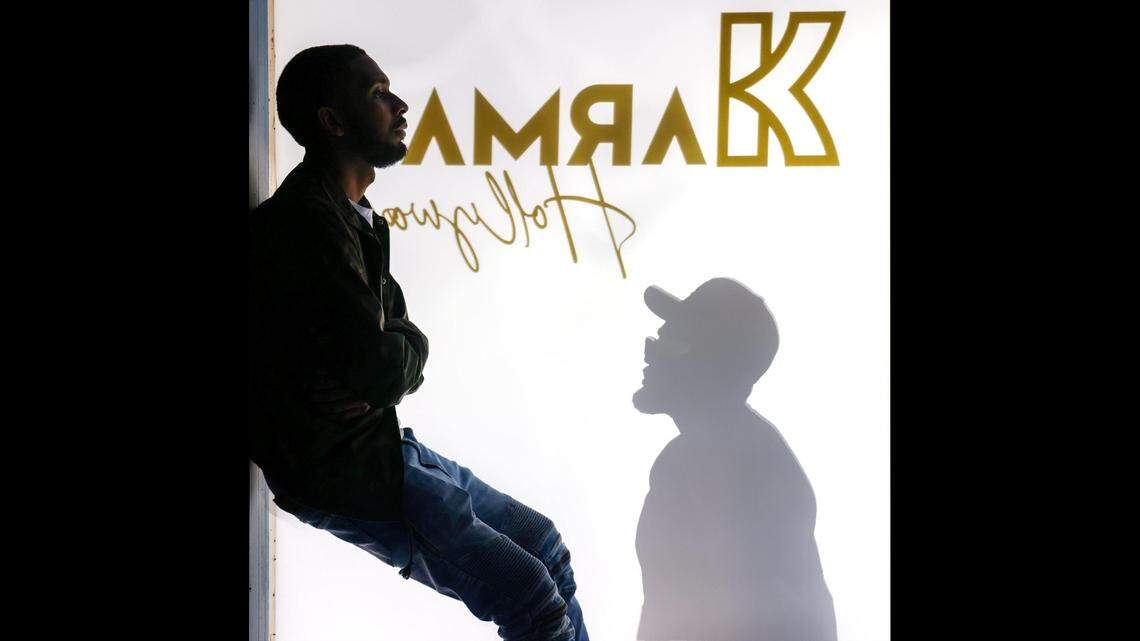 On Monday, February 20, 2023, medical technologist Michael Turner, 28, feels most Black at Karma Hollywood where there is no judgment about being openly gay and Black.