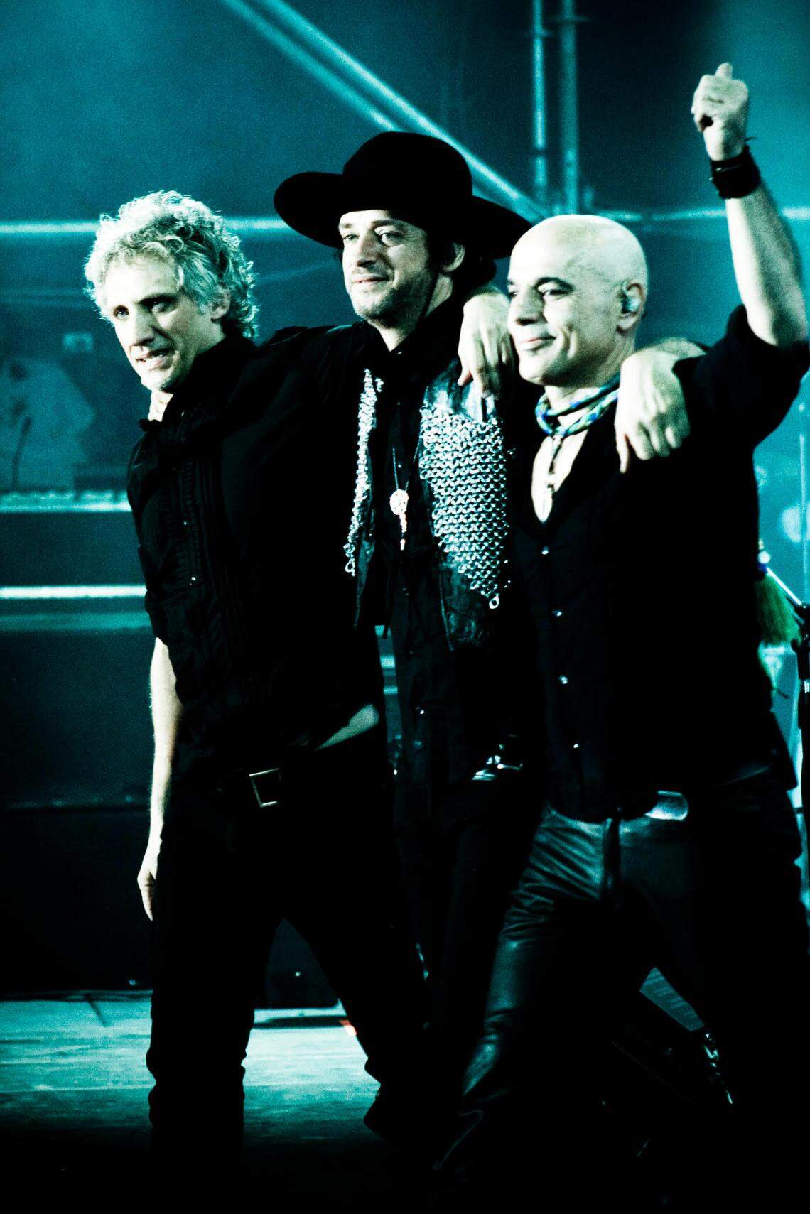 Soda Stereo live in concert.