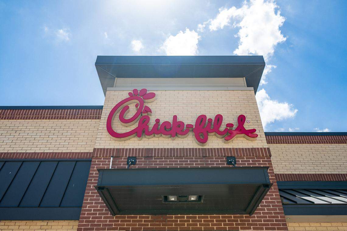 A Chick-fil-A restaurant is seen on July 05, 2022 in Houston, Texas.
