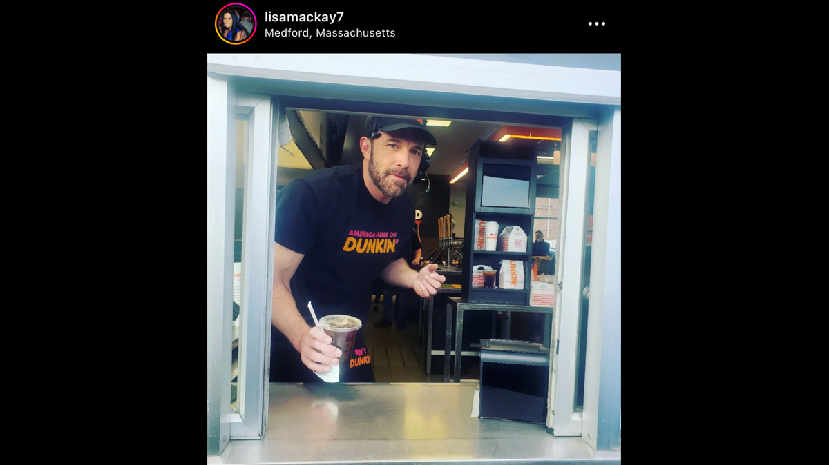 Ben Affleck is known for his love of Dunkin’ coffee and donuts.