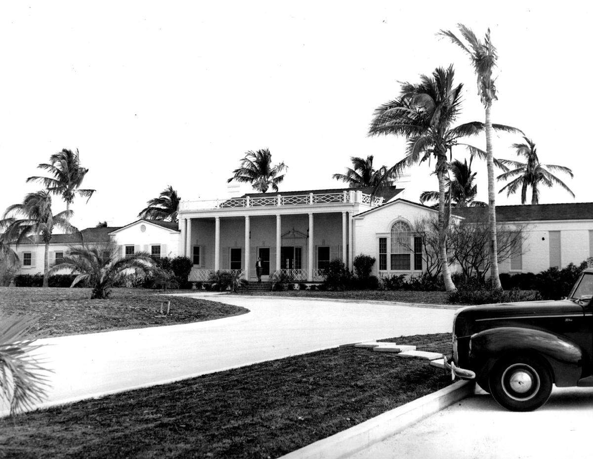 Normandy Isles municipal golf clubhouse in the 1940s/’50s.