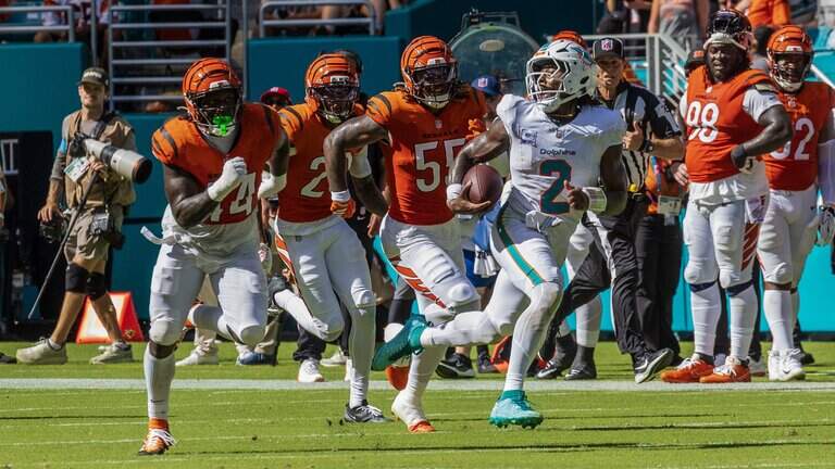 Dolphins QB Malik Willis struggles in 31-24 loss to Bengals and more takeaways