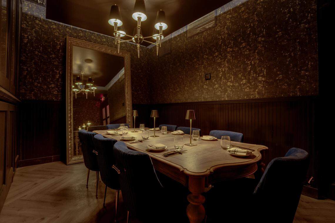 The Reflection Room at Salty Flame steak bar in Brickell.