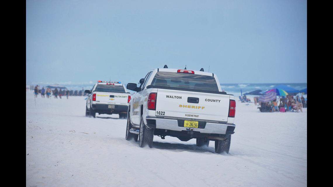 Two men have died and multiple people have been rescued from deadly rip currents off the Florida Panhandle, according to the Walton County Sheriff’s Office.