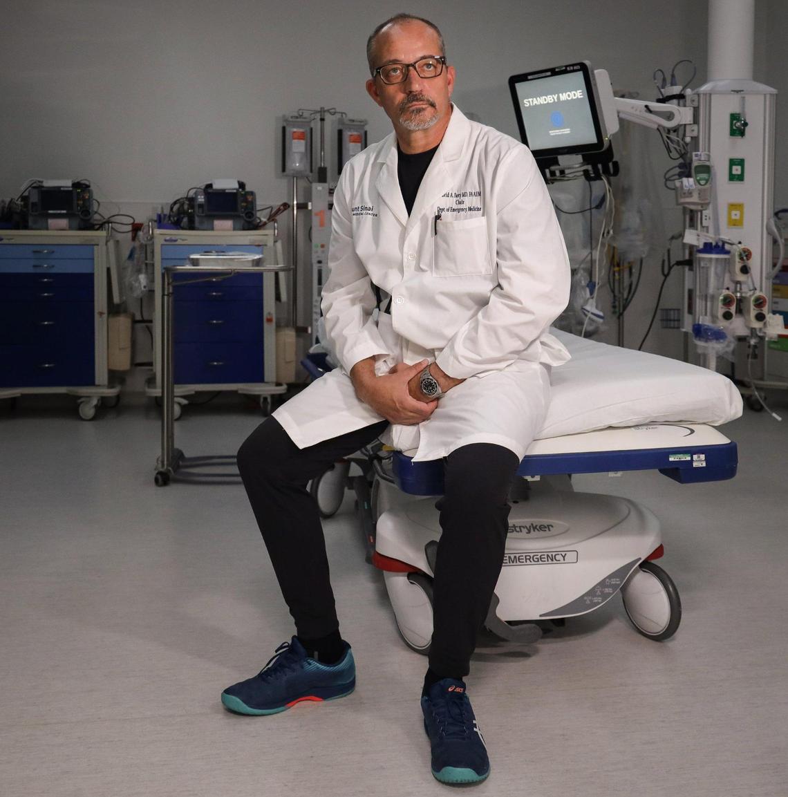 Dr. David Farcy, chair of emergency medicine at Mount Sinai Medical Center in Miami Beach.