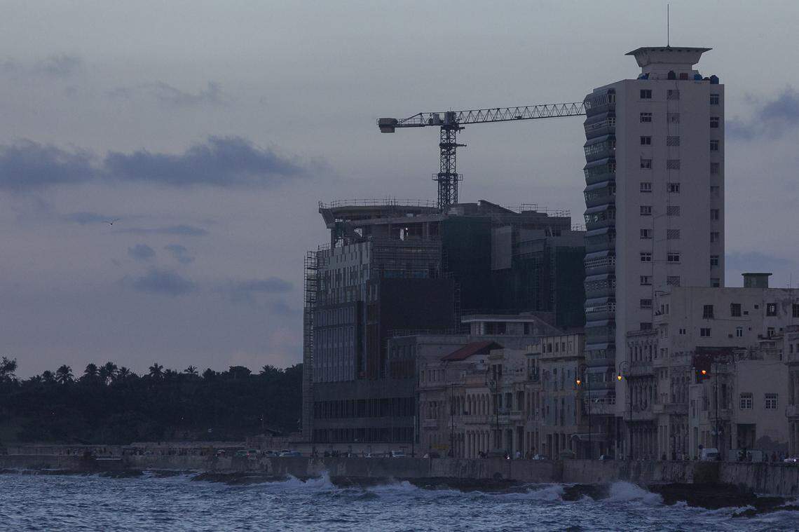 After decades of stagnation, Havana’s skyline has begun to change with the construction of new hotels near the Malecón.