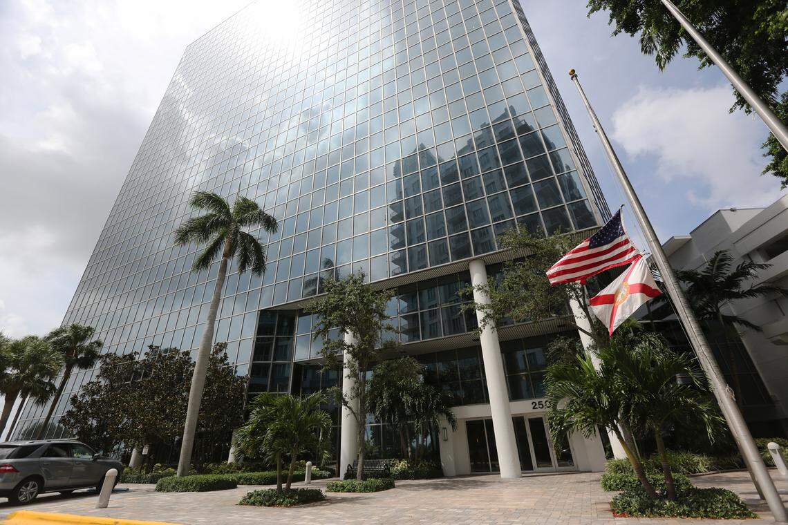 An office inside of One Clearlake Centre, at 250 Australian Ave., is one of the known locations where Jeffrey Epstein was permitted to go during work release while serving his sentence at the Palm Beach County stockade.
