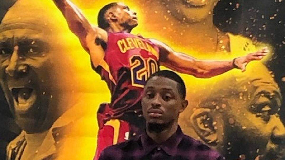 Brandon Knight, a former Pine Crest High and Kentucky star and current Cleveland Cavaliers guard, was one of several guest speakers at the Leadership Summit at Grandview Prep on Saturday.