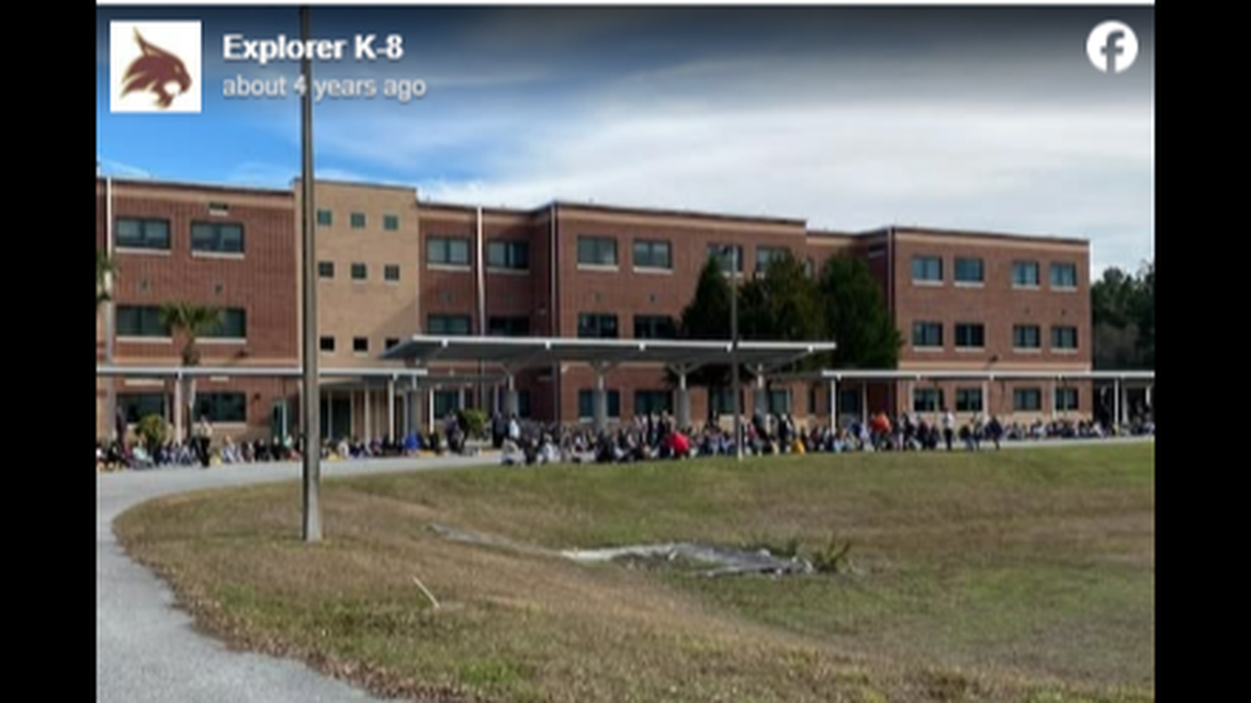 A language arts teacher at Explorer K-8 elementary school in Spring Hill, Florida, is facing a DUI charge after a car crash in the school’s parking lot, the Hernando County Sheriff’s Office says.