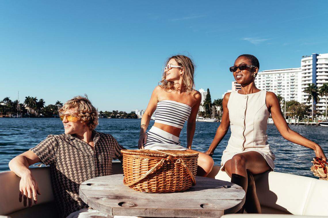 Book a sunset cruise on the hotel’s retro-glam 34-foot Chris-Craft powerboat for unforgettable Miami views.