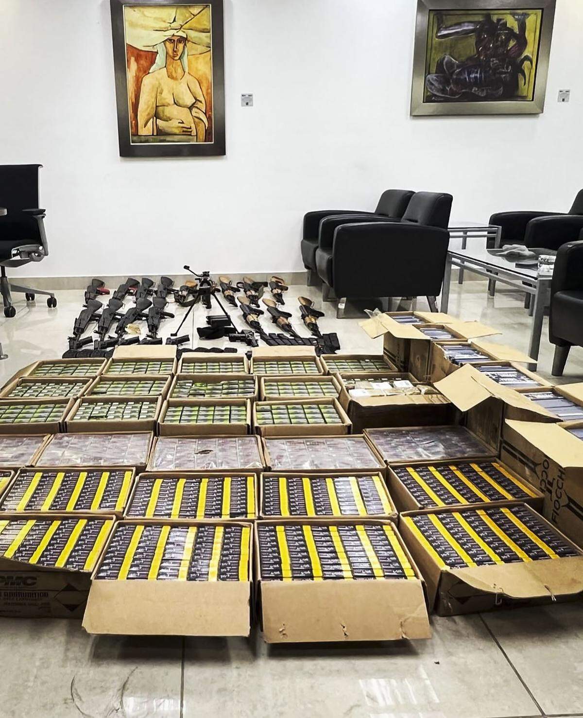 Authorities in the Dominican Republic seized a military grade .50 caliber sniper rifle along with other firearms and 36,000 cartridges on Tuesday, March 4, 2025 from a Miami shipment destined for Haiti. The seizure was made at the Port of Haina, D.R.
