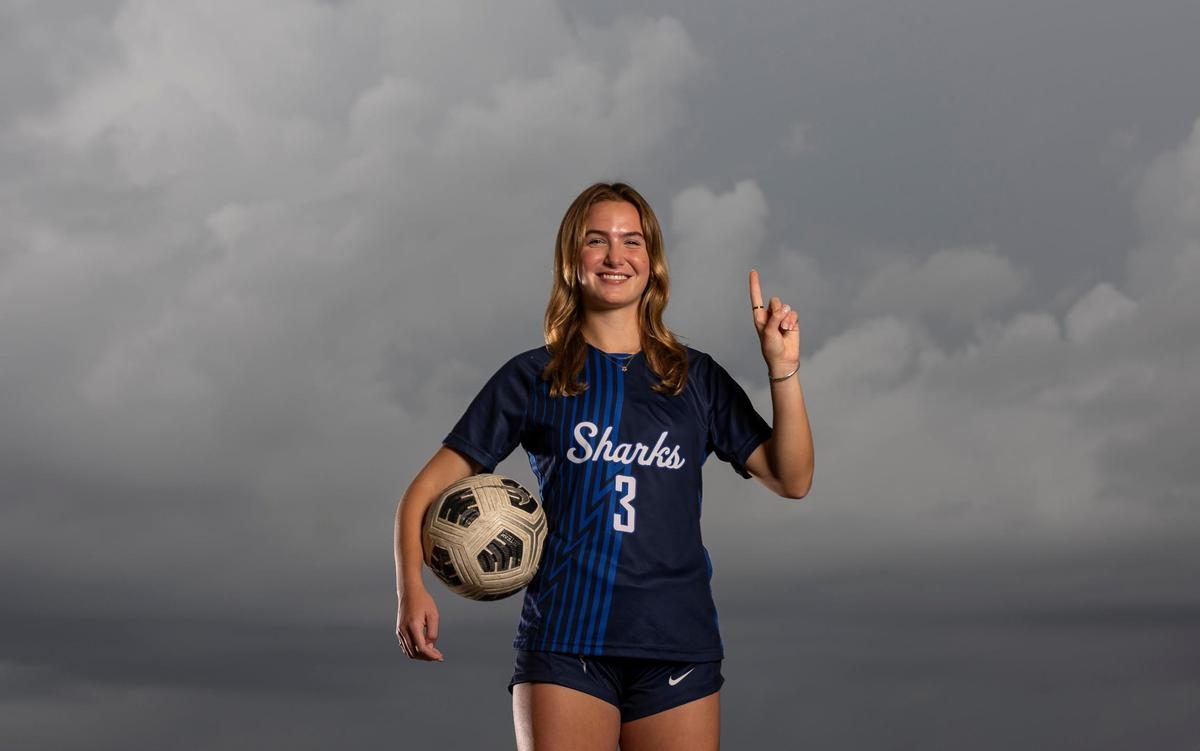 NSU University School’s Taylor Smith is the Miami Herald’s Broward 4A-2A Girls Soccer Player of the Year after scoring 24 goals and 33 assists and leading the Sharks back to the Class 3A state final four.