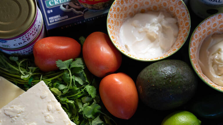 Sheet pan Crab Nachos are an easy weeknight dinner you can eat with your hands