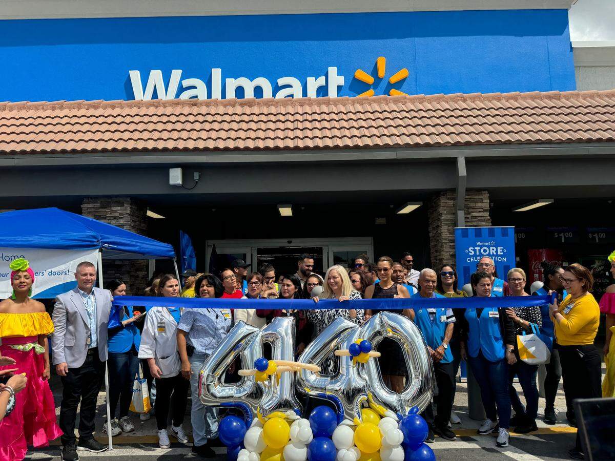 The Miami Walmart store on Miami’s Eighth Street recently was remodeled and reopened in April 2025.