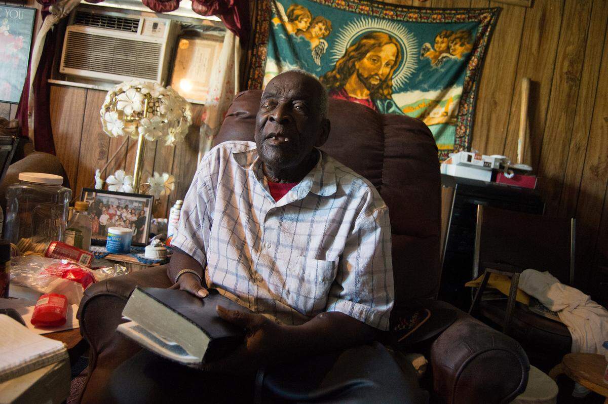 Johanne Rahaman took this photo of Bishop Edward Harris in Pahokee, Fla. The image was set to debut in March as part of HistoryMiami Museum’s “Embracing the Lens: The Black Florida Project” exhibit, however, Rahaman decided to withdraw her work.