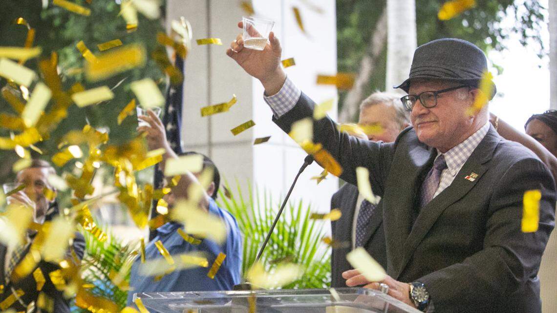 Former FIU president Mark B. Rosenberg resigned in 2022 amid allegations that he made unwanted advances at a young female employee.