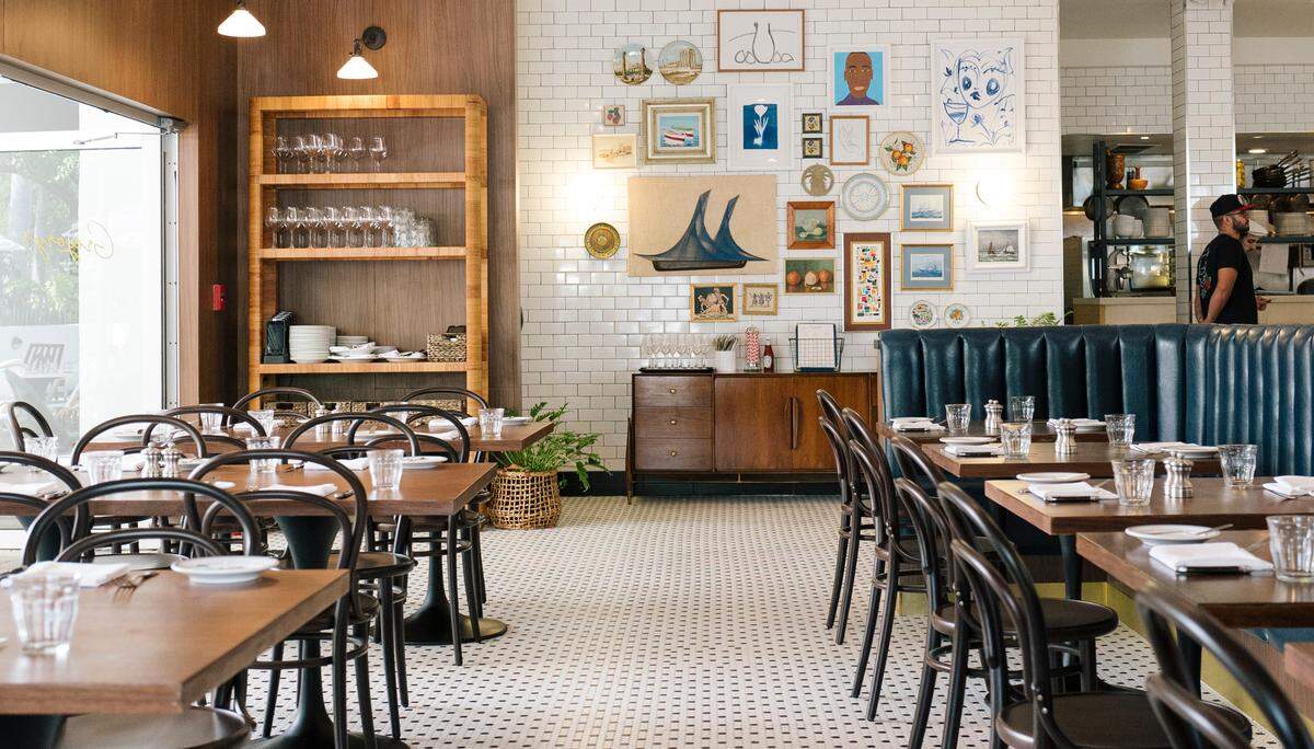 The Vagabond’s ’50s design is the inspiration for Gregory’s Diner.