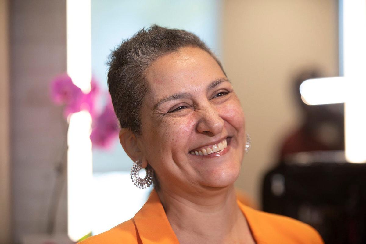 Victoria Trujillo-Cortellese at the Grand Opening of Memorial Cancer Institute Spa, a Center for Mind, Body & Spirit that offers a variety of spa services to cancer patients including personalized wig fittings, head coverings, lymphedema services and skincare services; in Pembroke Pines, on Wednesday May 29th., 2024.
