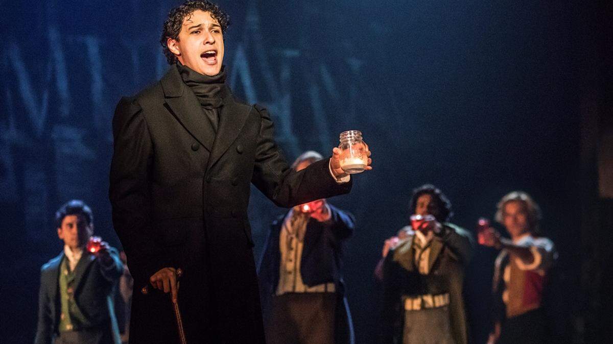Joshua Grosso as Marius in Les Miserables. The production opens Tuesday at the Broward Center for the Performing Arts in Fort Lauderdale.