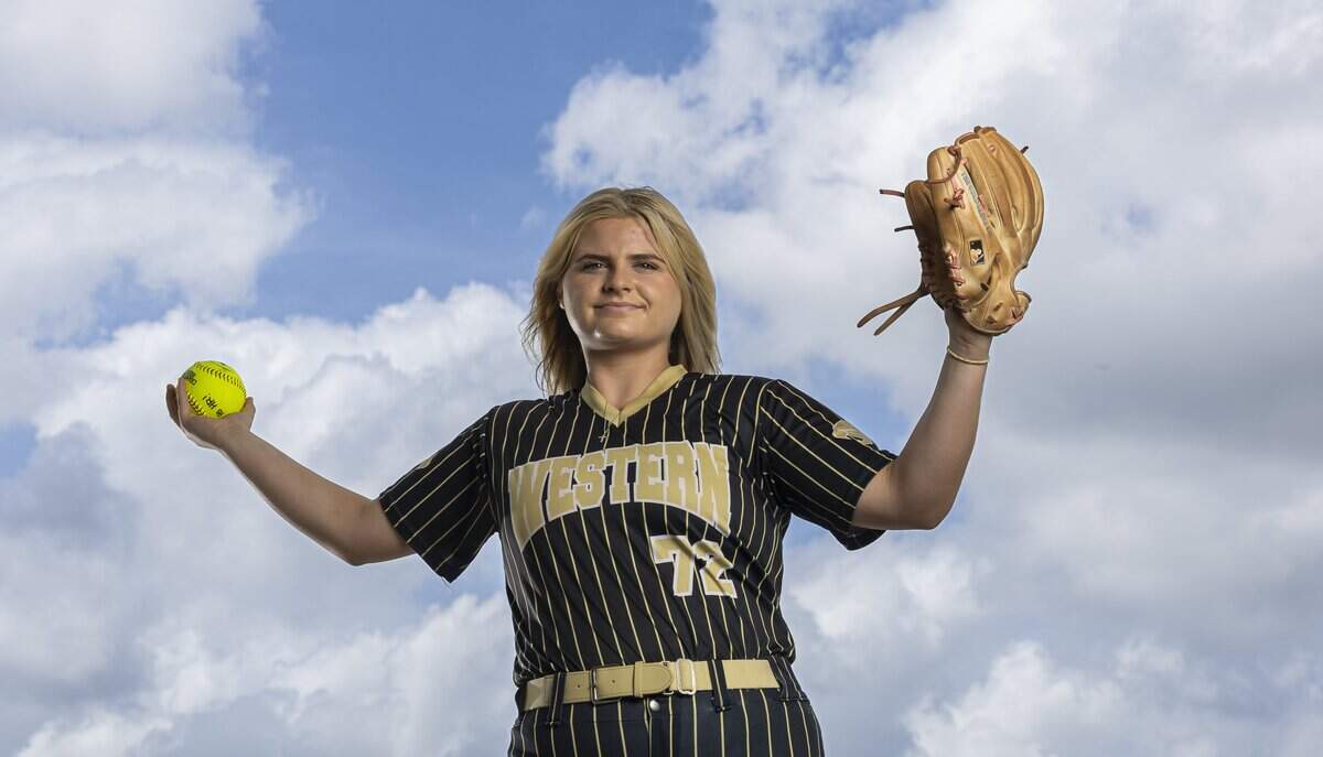 Cheyanne Chaffin, Softball, Western High School. All-Broward players photographed at Brian Piccolo Sports Park on Wednesday, May 27, 2026, in Cooper City, Fla.