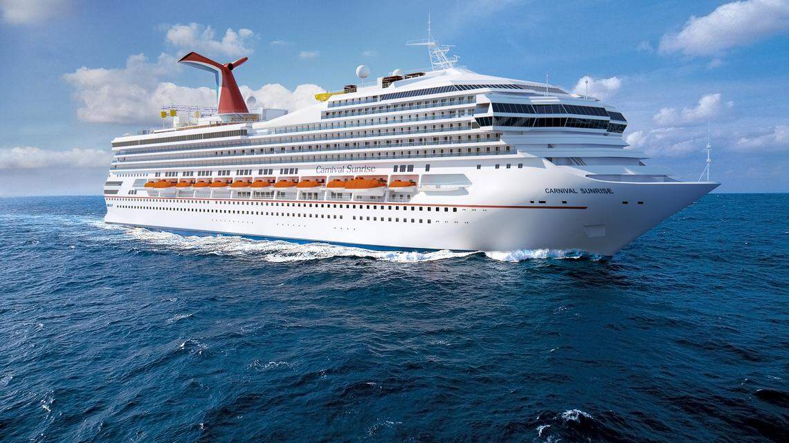 Rendering of the newly refurbished Carnival Sunrise.