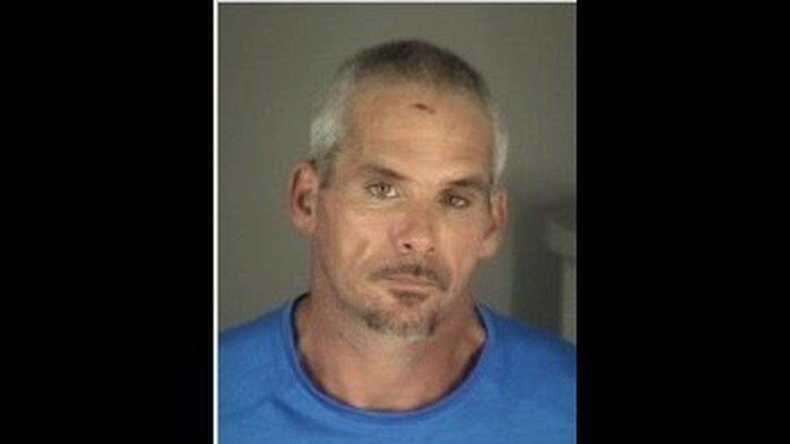 Peter Michael Elacqua was arrested and charged with domestic battery on Feb. 11, 2019, for throwing a burrito in a woman’s face in the bedroom they shared in a Port Richey, Florida, home. This mug shot is from a March 2018 arrest on a probation violation charge linked to a methamphemine possession charge. His mug shot for the recent incident is not yet available, Pasco County Sheriff’s Office said.