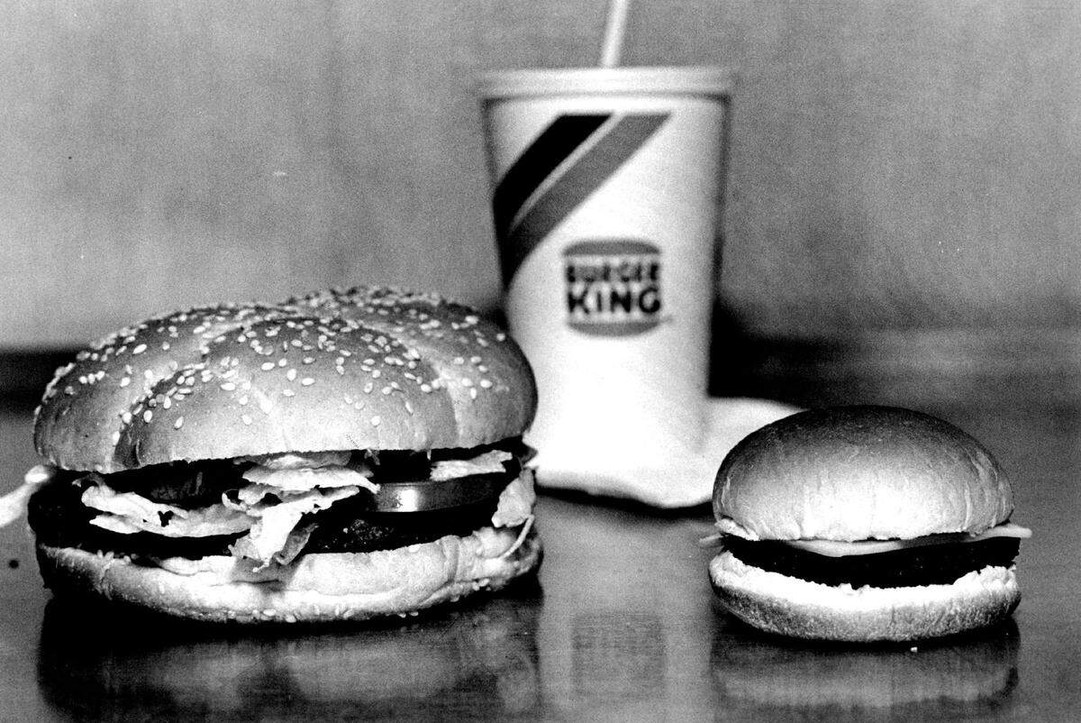 The “Home of the Whopper” launched a smaller burger in 1987.