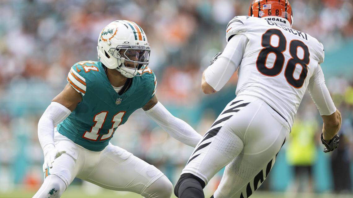 Dolphins’ defensive backs coach addresses situation at safety. And the LB question