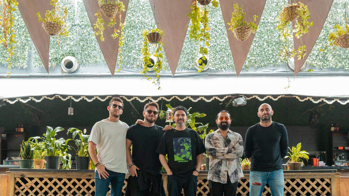 The new team behind Club Space (l to r) Matt Teper, David Sinopoli, Pasquale Rotella, Coloma Kaboomsky and Davide Danese.