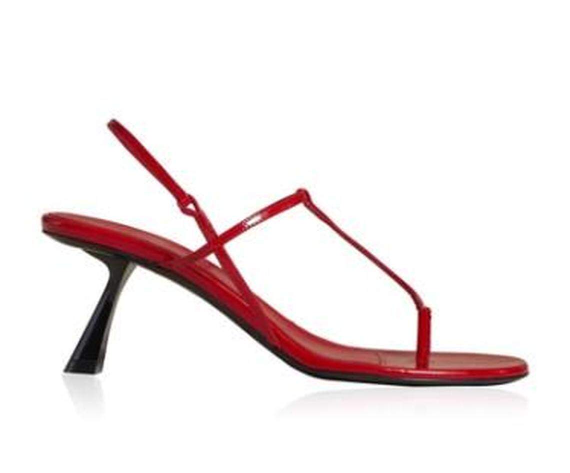 Khaite’s Linden Sandal in Scarlet Red