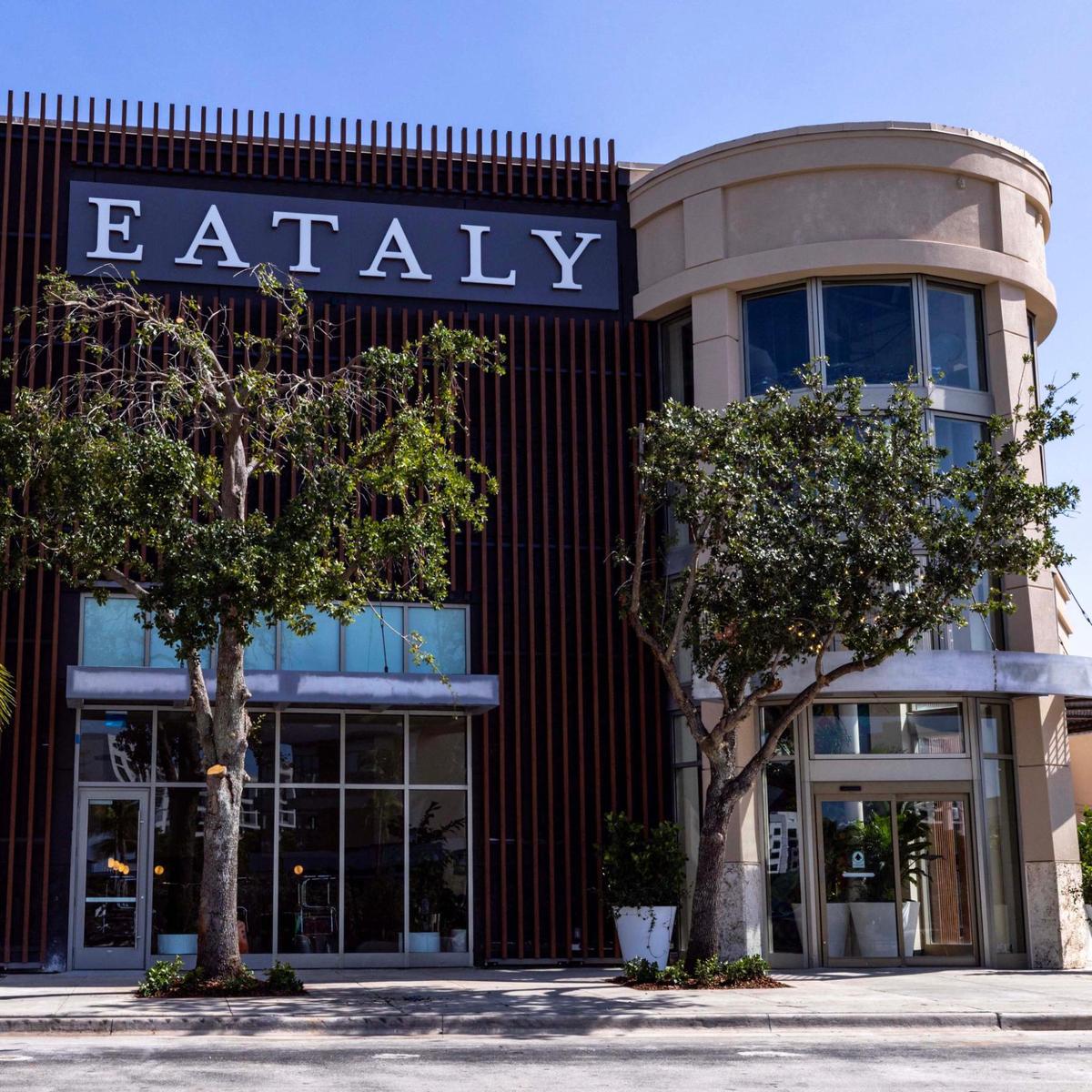 The exterior of Eataly at the Aventura Mall on Monday.