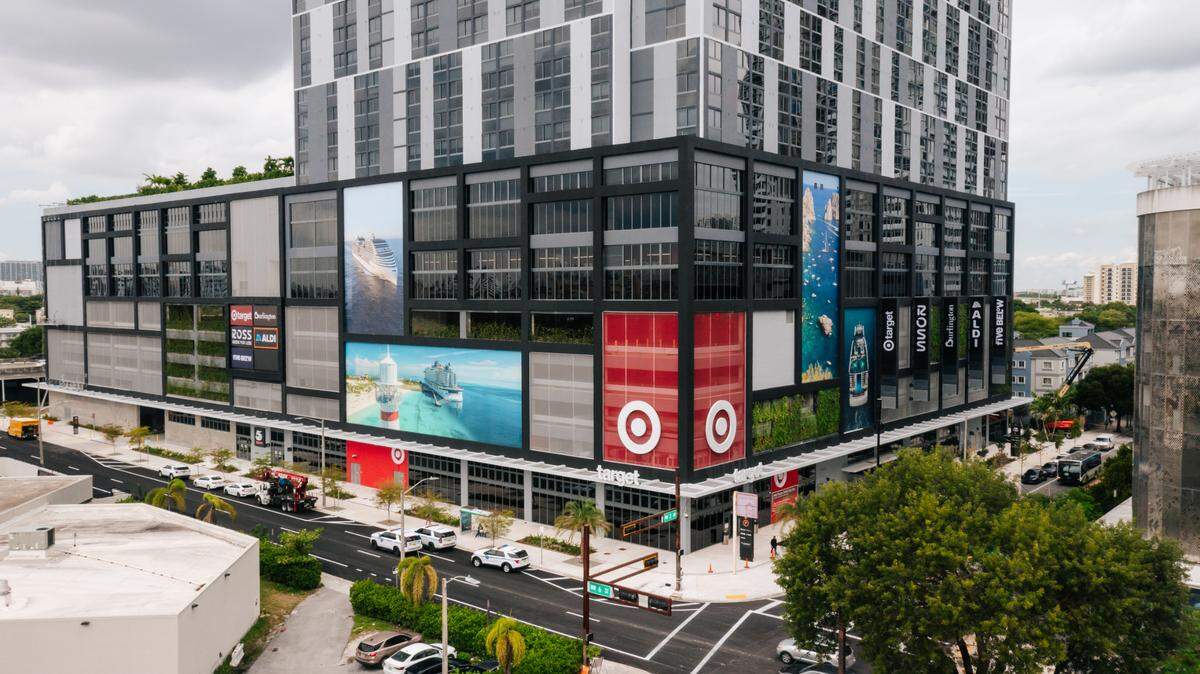 Sawyer’s Walk in Overtown has a Target, Burlington, Five Below and Aldi supermarket at 249 NW Sixth St.