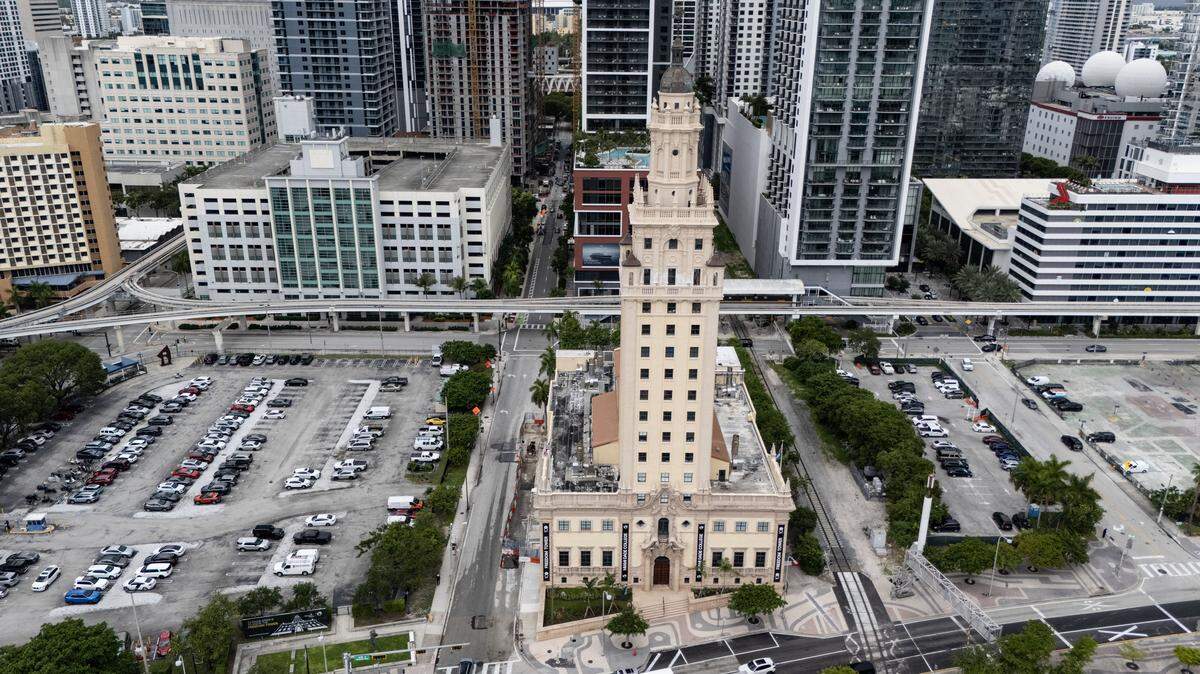 Miami Dade College’s possible site of proposed President Trump presidential library in Miami, Florida, on Tuesday, September 23, 2025.
