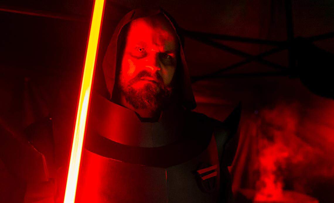 Cody Dickinson as an Inquisitor he created at Florida Supercon at the Miami Beach Convention Center.