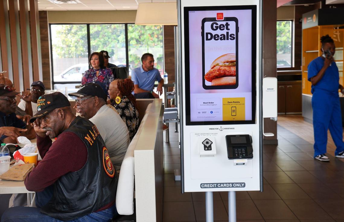 Black military veterans gather daily to share memories, stories and fellowship at a local McDonald’s.